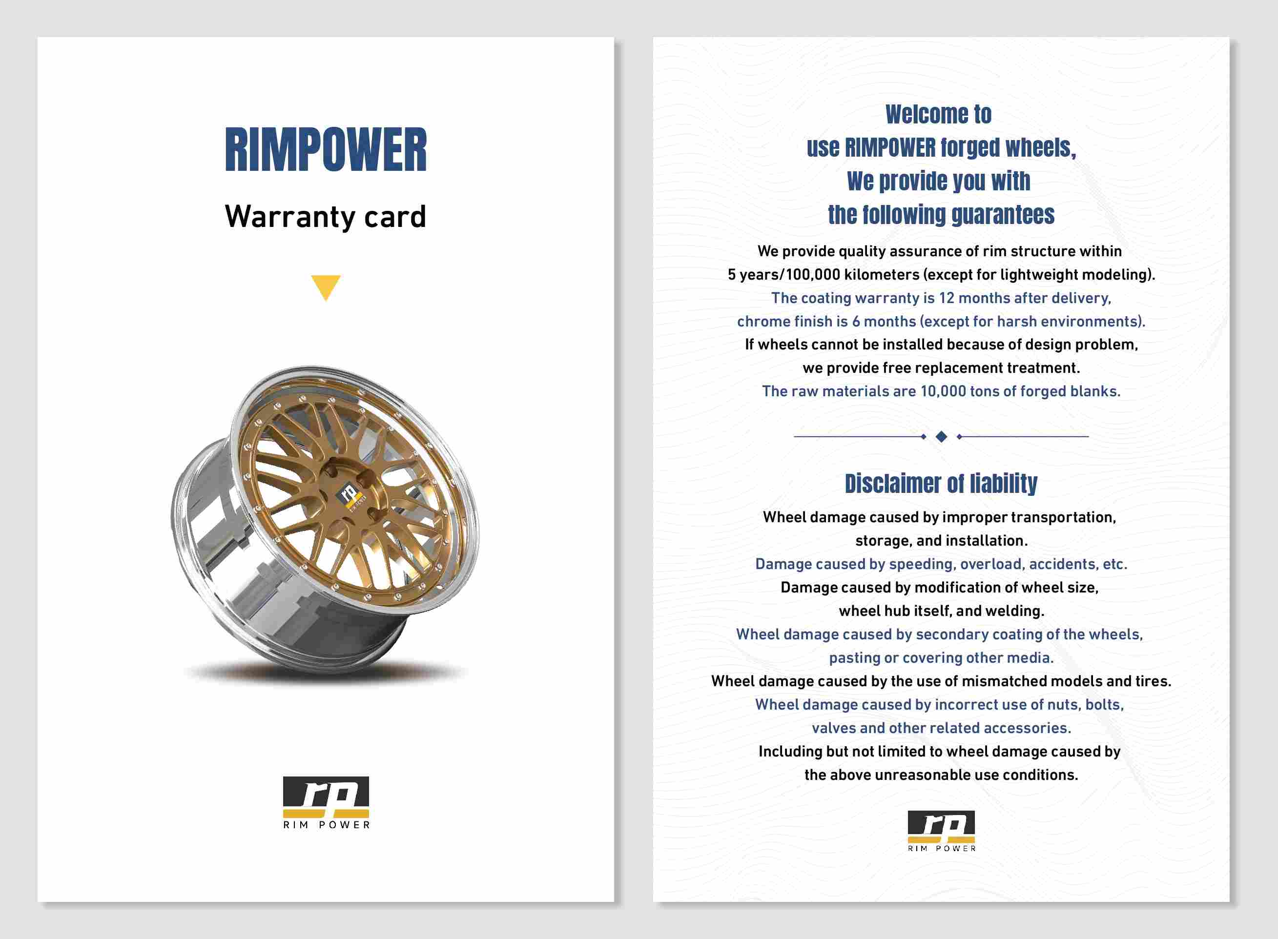 Rimpower Wheel Warranty