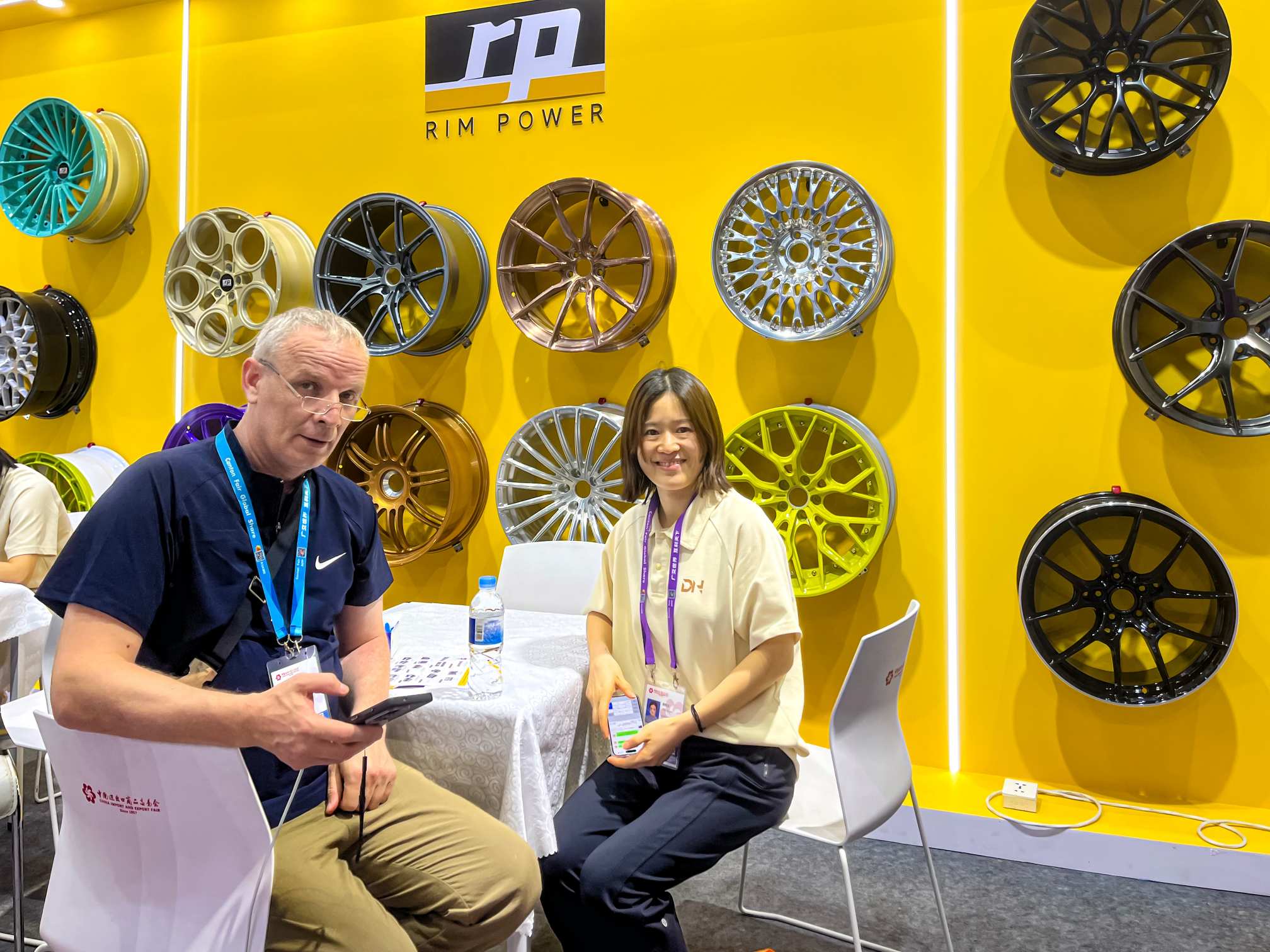 Rimpower forged wheels international exhibition presentation