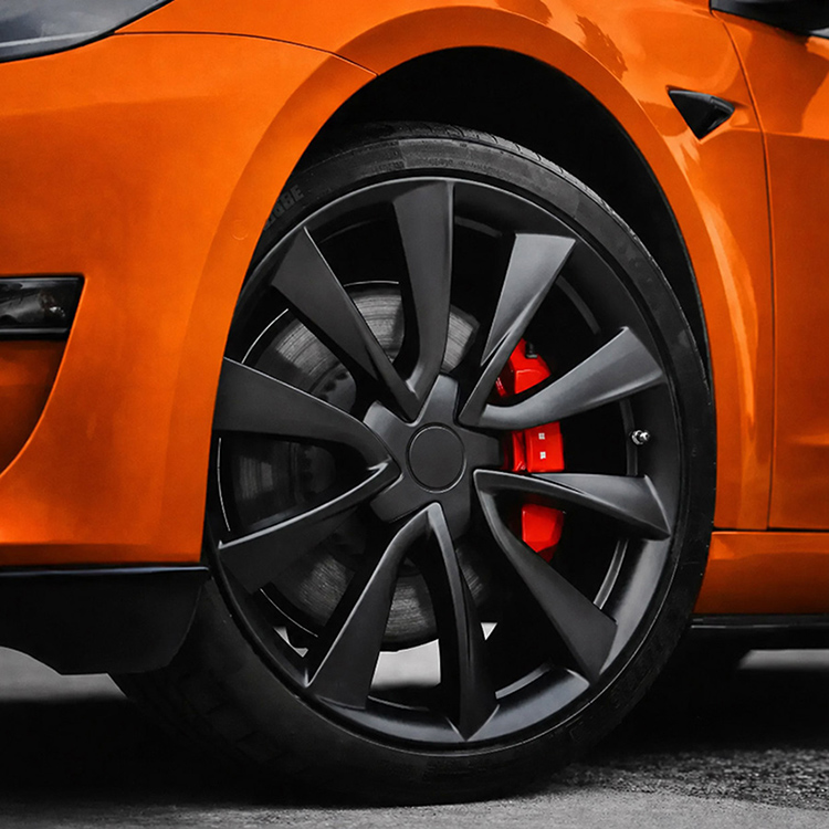 Tesla forged wheels installed Tesla forged wheels installed